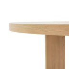 Table de salle à manger ronde Christopher Knight Home Beau Rustic 48 en bois avec pieds croisés