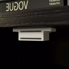 Meuble TV Contemporain Noir Famapy avec Étagères et Tiroirs Famapy - Option de Rangement Chic pour Espaces Multimédias Domestiques