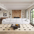 Canapé Modulaire Cloud avec Coussin Épais 160, Canapé Convertible à Assise Profonde (4 Places)