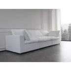 Canapé sectionnel modulaire surdimensionné Cloud, canapé 3 places rembourré en plumes de 120 cm pour salon, canapés minimalistes à assise large et profonde
