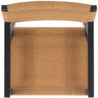Chaise de salle à manger en corde tressée Jolene - DCH1015 - Noir/Naturel - Safavieh