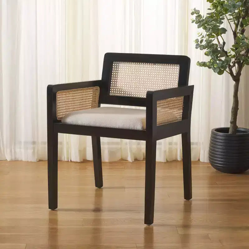 Chaise de salle à manger Patrina avec accoudoirs - DCH8001 - Safavieh
