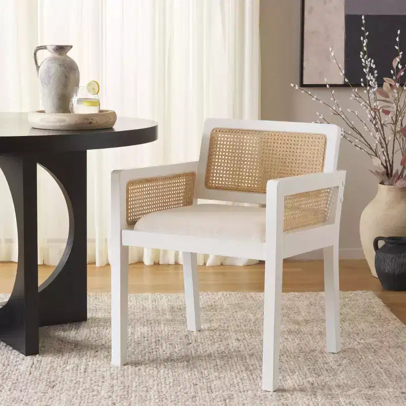 Chaise de salle à manger Patrina avec accoudoirs - DCH8001 - Safavieh