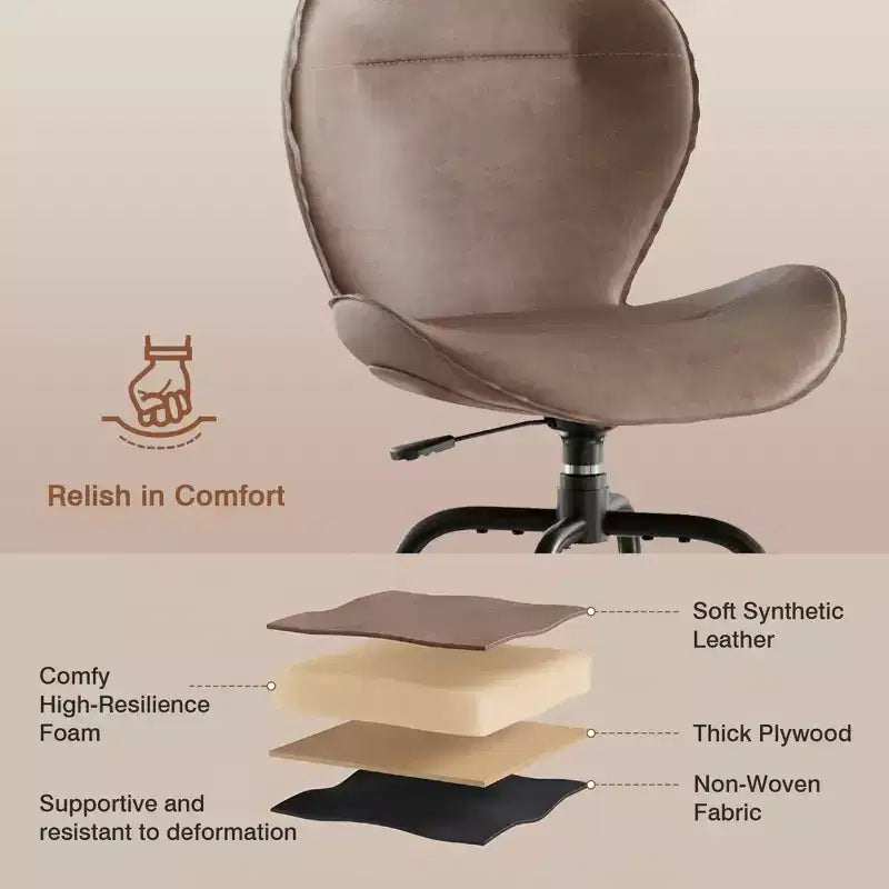 VECELO Tabouret de Bar en Similicuir Hauteur Comptoir avec Pieds en Métal et Repose-Pieds, Marron