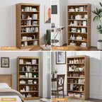 Buffet d'appoint en bois 31*31*16, meuble de rangement avec étagères réglables pour cuisine, chambre, salon, salle à manger
