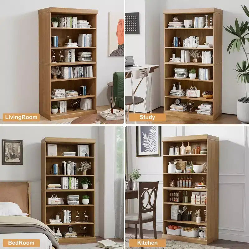 Buffet d'appoint en bois 31*31*16, meuble de rangement avec étagères réglables pour cuisine, chambre, salon, salle à manger