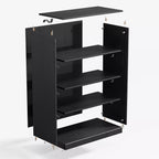 Buffet d'appoint en bois 49*31*16, meuble de rangement avec étagères réglables pour cuisine, chambre, salon, salle à manger