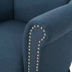 Fauteuil club contemporain en tissu Brice Christopher Knight Home avec clous décoratifs