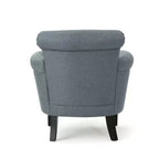 Fauteuil club contemporain en tissu Brice Christopher Knight Home avec clous décoratifs