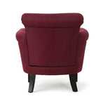 Fauteuil club contemporain en tissu Brice Christopher Knight Home avec clous décoratifs