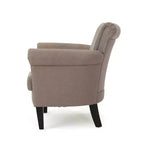 Fauteuil club contemporain en tissu Brice Christopher Knight Home avec clous décoratifs