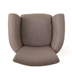 Fauteuil club contemporain en tissu Brice Christopher Knight Home avec clous décoratifs