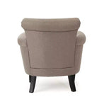 Fauteuil club contemporain en tissu Brice Christopher Knight Home avec clous décoratifs