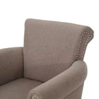 Fauteuil club contemporain en tissu Brice Christopher Knight Home avec clous décoratifs
