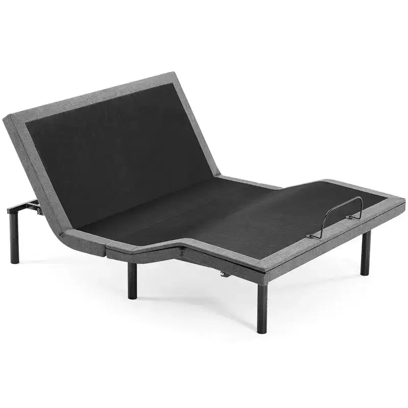 MAYEERTY Lit électrique complet, cadre de lit avec télécommande sans fil, inclinaison de la tête et des pieds, lit zéro gravité, anti-ronflement, montage facile