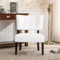 Okak Modern Accent Chair, Movile Boucle Tufted Accent Chair with Oversized Seating for Living Room Bedroom Apartment