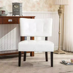 Okak Modern Accent Chair, Movile Boucle Tufted Accent Chair with Oversized Seating for Living Room Bedroom Apartment