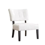 Fauteuil d'appoint moderne Okak, fauteuil d'appoint touffeté en boucle Movile avec assise surdimensionnée pour salon, chambre, appartement