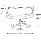 Fauteuils d'appoint modernes Okak pour chambre à coucher avec pouf, fauteuil de loisirs avec siège rembourré