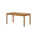 Now Furniture Table à manger en bois 60 pour 4, Table de cuisine rectangulaire