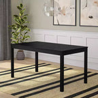 Now Furniture Table à manger en bois 60 pour 4, Table de cuisine rectangulaire