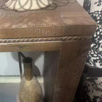 Console étroite rectangulaire en bois Nick Rustic 63 de GDFStudio