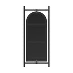 Miroir rectangulaire intégral 59*35, Miroir sur pied à cadre en alliage d'aluminium argenté, Miroir de courtoisie pour salle de bain, chambre, entrée, salon/dressing