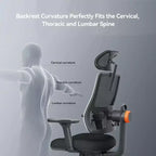 Chaise de bureau ergonomique Newtral - Noir