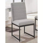 Signature Design by Ashley Tomtyn, Chaises de salle à manger modernes rembourrées, Lot de 2, Beige
