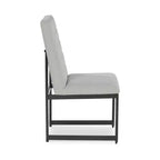 Signature Design by Ashley Tomtyn, Chaises de salle à manger modernes rembourrées, Lot de 2, Beige