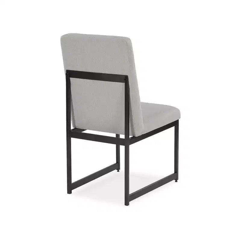 Signature Design by Ashley Tomtyn, Chaises de salle à manger modernes rembourrées, Lot de 2, Beige