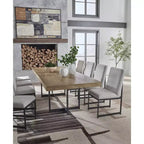 Signature Design by Ashley Tomtyn, Chaises de salle à manger modernes rembourrées, Lot de 2, Beige