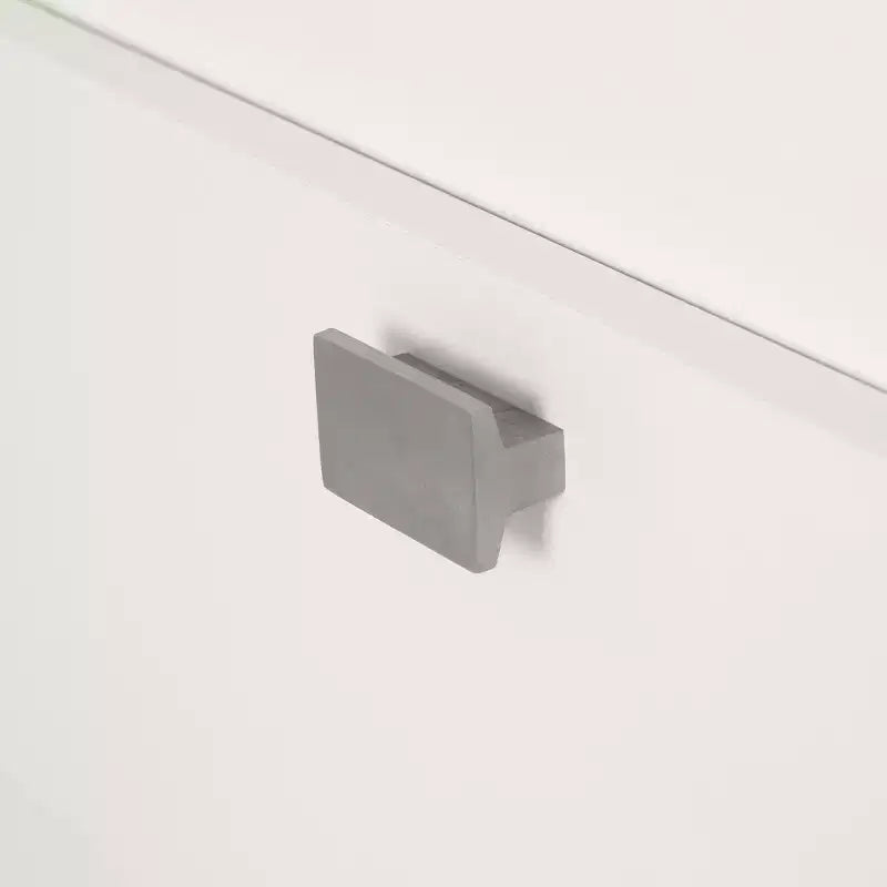 HomeStock Lit simple blanc de 37,46 cm H avec rangements, en aggloméré
