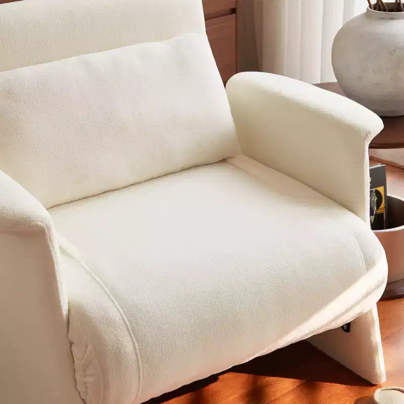Canapé-lit multifonctionnel Luck Live Modern de 72 cm à 205 cm, avec un coussin, beige