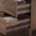 Famapy Contemporain - Armoire Élégante : Garde-robe Chic et Fonctionnelle pour Chambre à Coucher