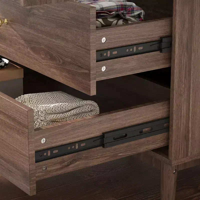 Famapy Contemporain - Armoire Élégante : Garde-robe Chic et Fonctionnelle pour Chambre à Coucher