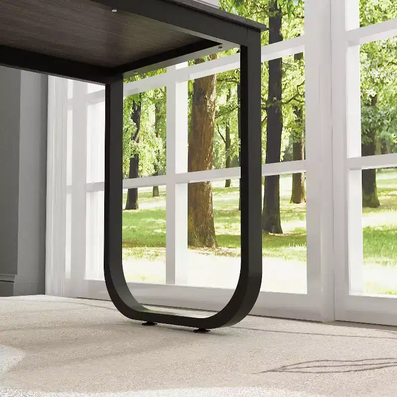 Bureau individuel Famapy : poste de travail modulaire avec organisateur à 3 tiroirs, étagère ouverte et rangement réglable - bureau d'ordinateur pour la maison
