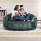 MAYEERTY Fauteuil Poire/Pouf Repose-Pieds pour Adultes/Enfants (Utilisation Intérieure/Extérieure)