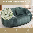 MAYEERTY Fauteuil Poire/Pouf Repose-Pieds pour Adultes/Enfants (Utilisation Intérieure/Extérieure)