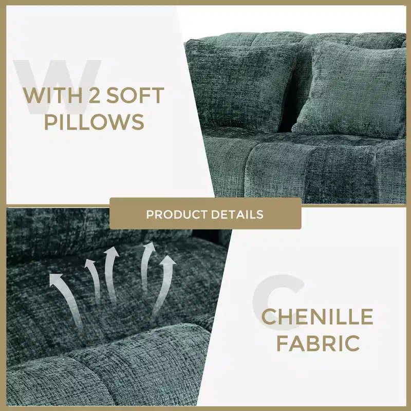 MAYEERTY Fauteuil Poire/Pouf Repose-Pieds pour Adultes/Enfants (Utilisation Intérieure/Extérieure)