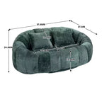 MAYEERTY Fauteuil Poire/Pouf Repose-Pieds pour Adultes/Enfants (Utilisation Intérieure/Extérieure)