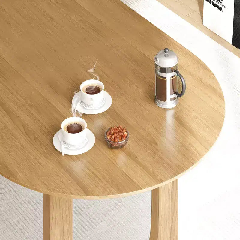 PexFix Table de salle à manger ovale avec double piédestal Tables de cuisine