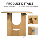 PexFix Table de salle à manger ovale avec double piédestal Tables de cuisine