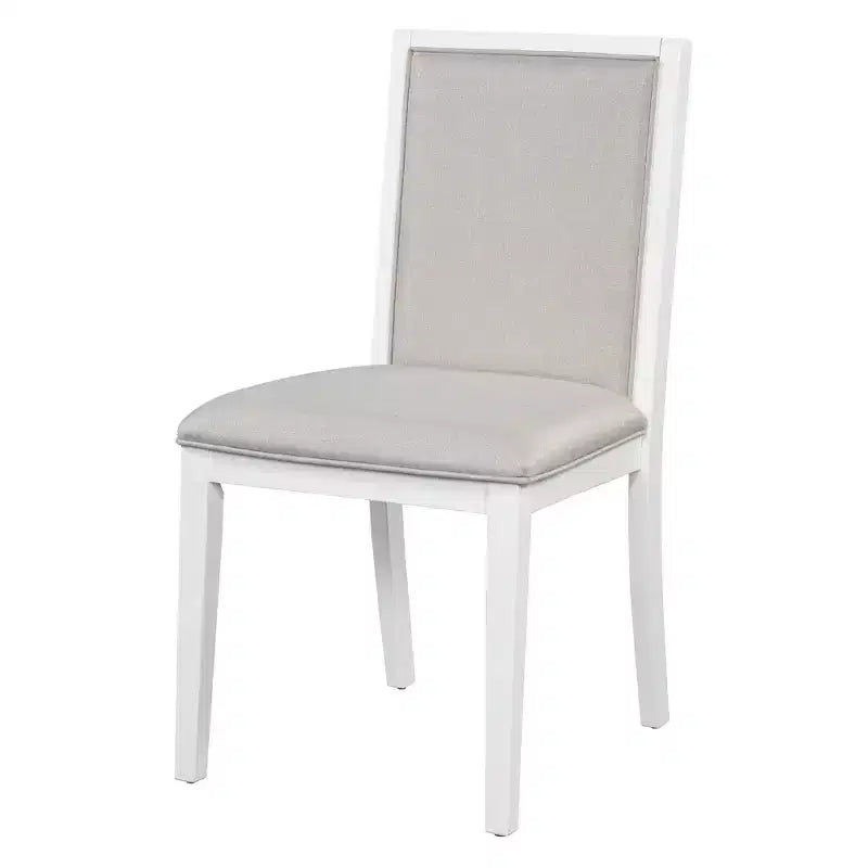 Ensemble de salle à manger extensible 5 pièces Whisen pour 4, table à manger ronde pour 4 avec chaises rembourrées
