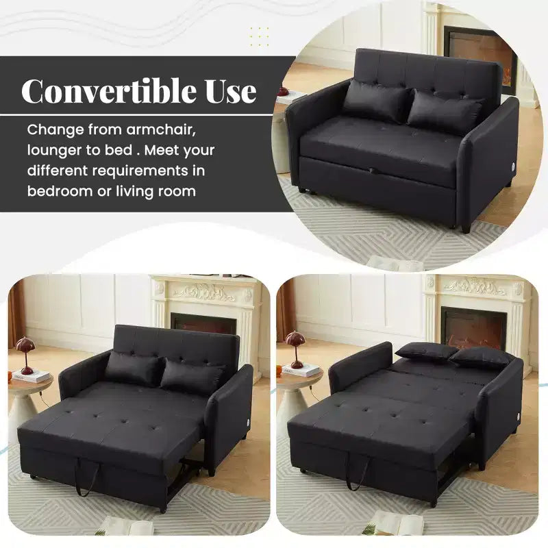 Fauteuil-lit réglable Whisen 51.57 avec 3 ports USB
