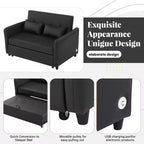 Fauteuil-lit réglable Whisen 51.57 avec 3 ports USB