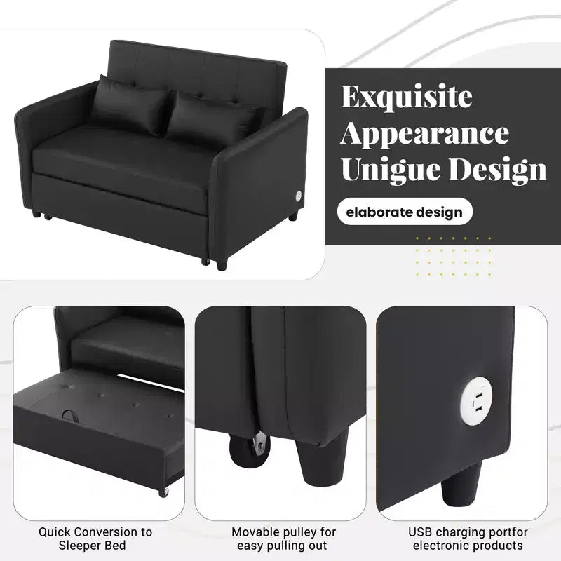 Fauteuil-lit réglable Whisen 51.57 avec 3 ports USB