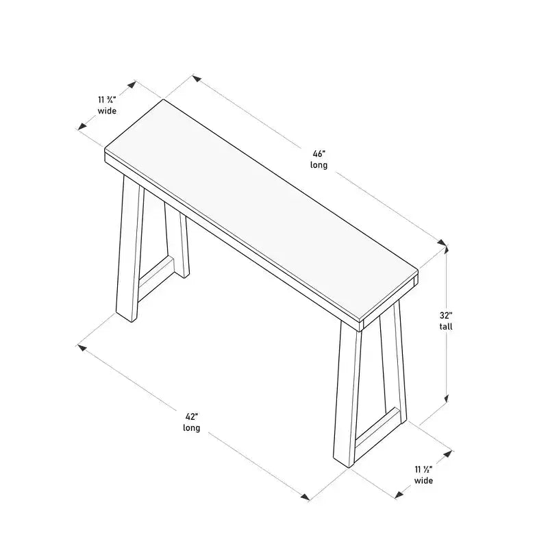 Table console Now Furniture Classic - 46 pouces