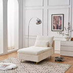 Fauteuil en velours côtelé avec ottoman, fauteuil de canapé convertible compact pour dortoirs/appartements