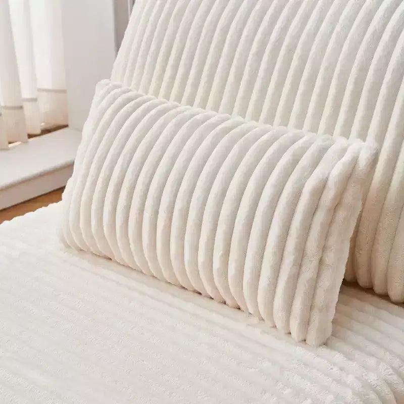 Fauteuil en velours côtelé avec ottoman, fauteuil de canapé convertible compact pour dortoirs/appartements
